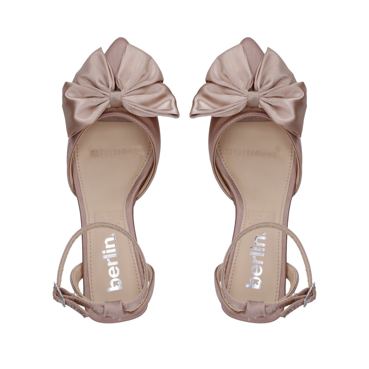 Zapatilla Dama Berlin Rosa con Pulsera y Moño