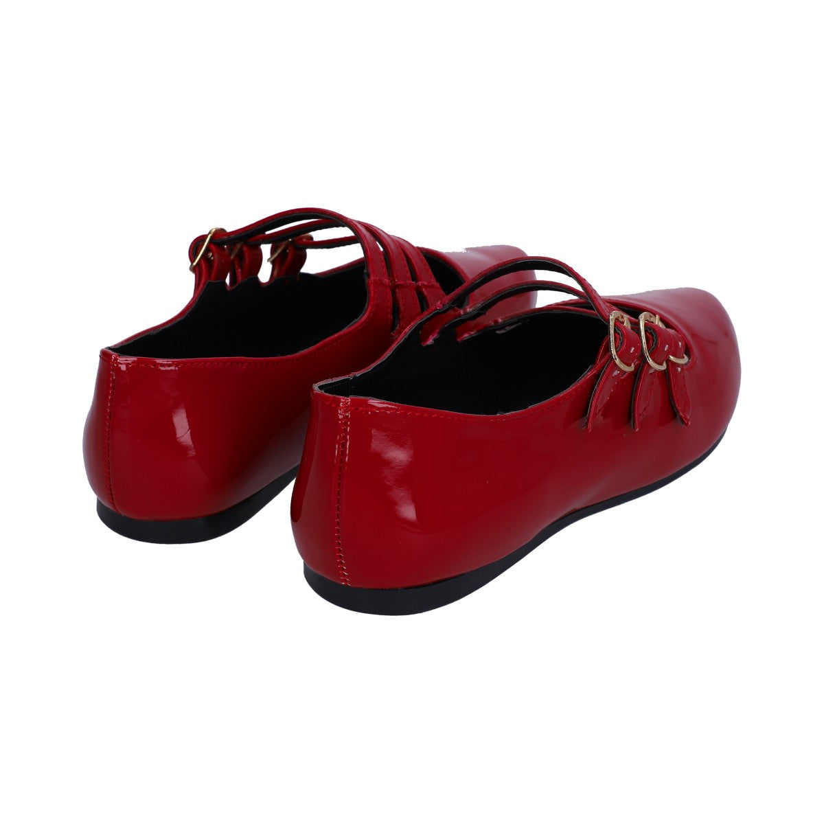 Balerina Dama Berlin Charol Roja con Hebillas
