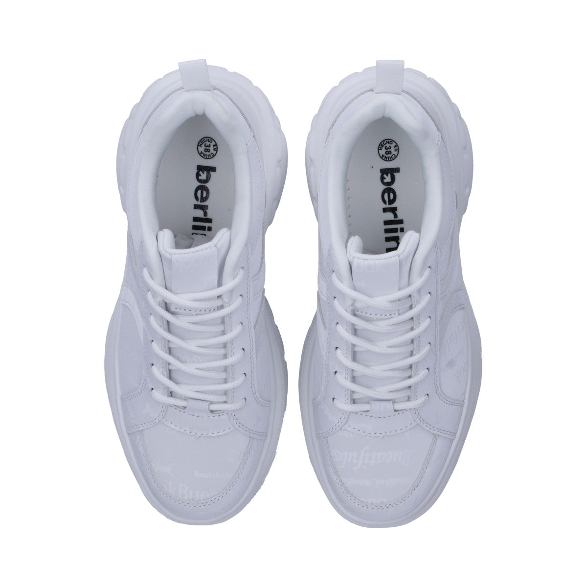 Tenis Dama Casual Plataforma Hueso Con Estampado