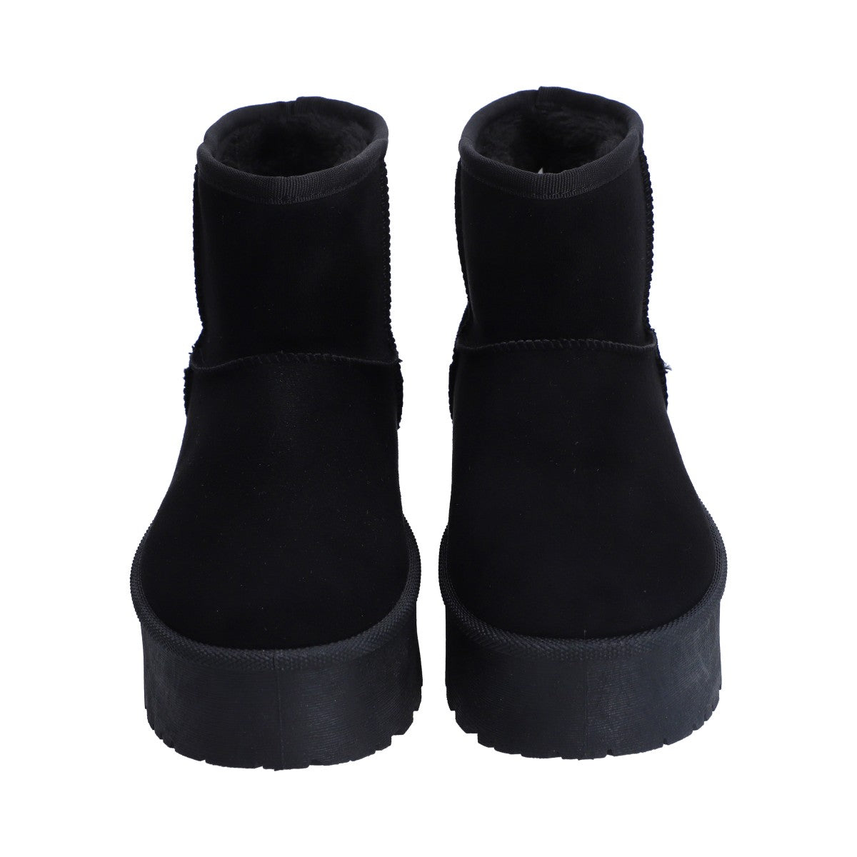 Botín Dama Plataforma Berlin Textil Negro