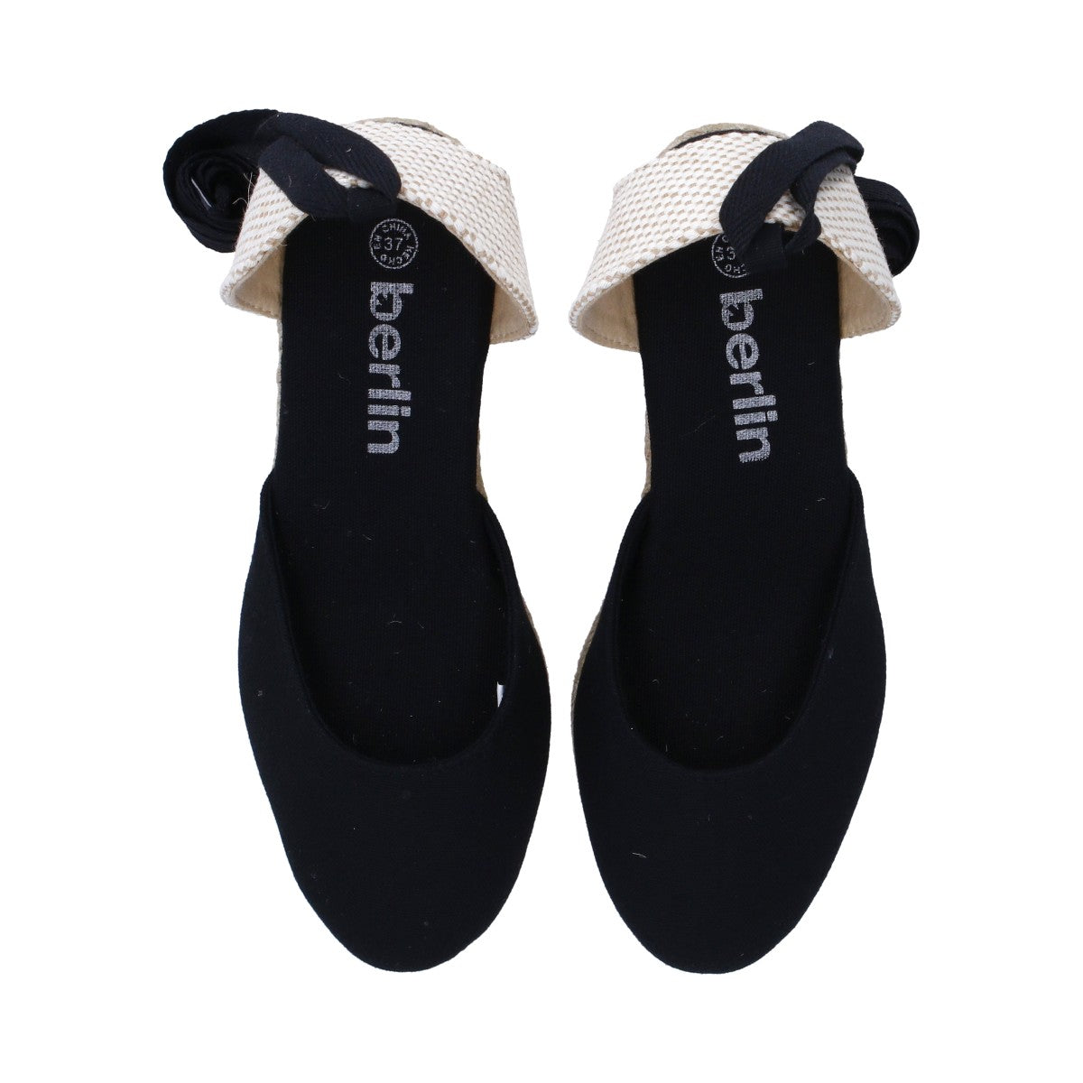 Alpargata Casual Dama Negra Plataforma