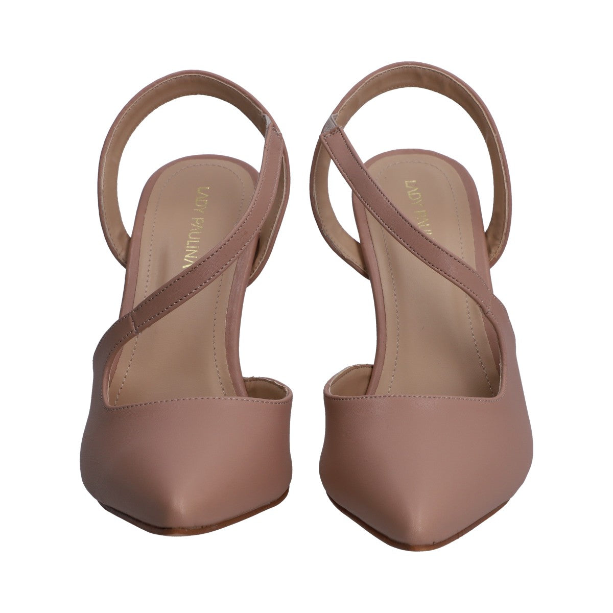 Zapatilla Dama Berlin Destalonada Nude Tacón Stiletto