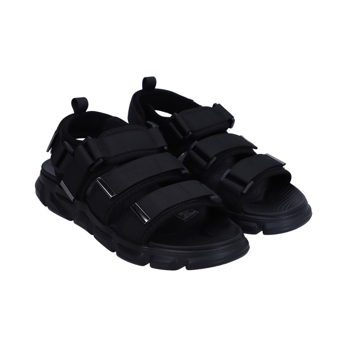 Sandalia Casual Caballero Ajustable Negro