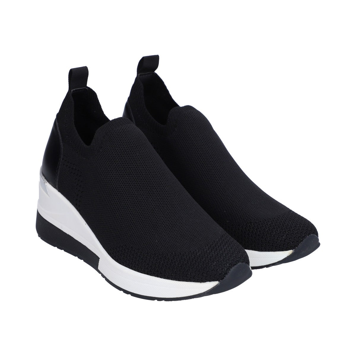 Tenis Casual Dama Berlin Negro Tipo Calcetin