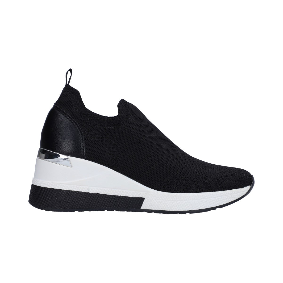 Tenis Casual Dama Berlin Negro Tipo Calcetin