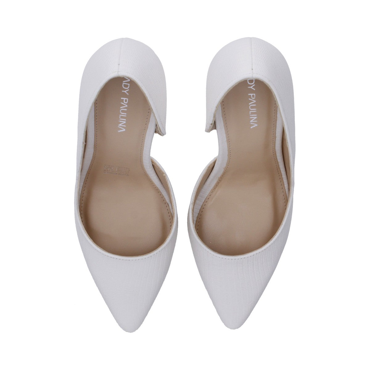 Zapatilla Dama Berlin Blanca Tacón Stiletto
