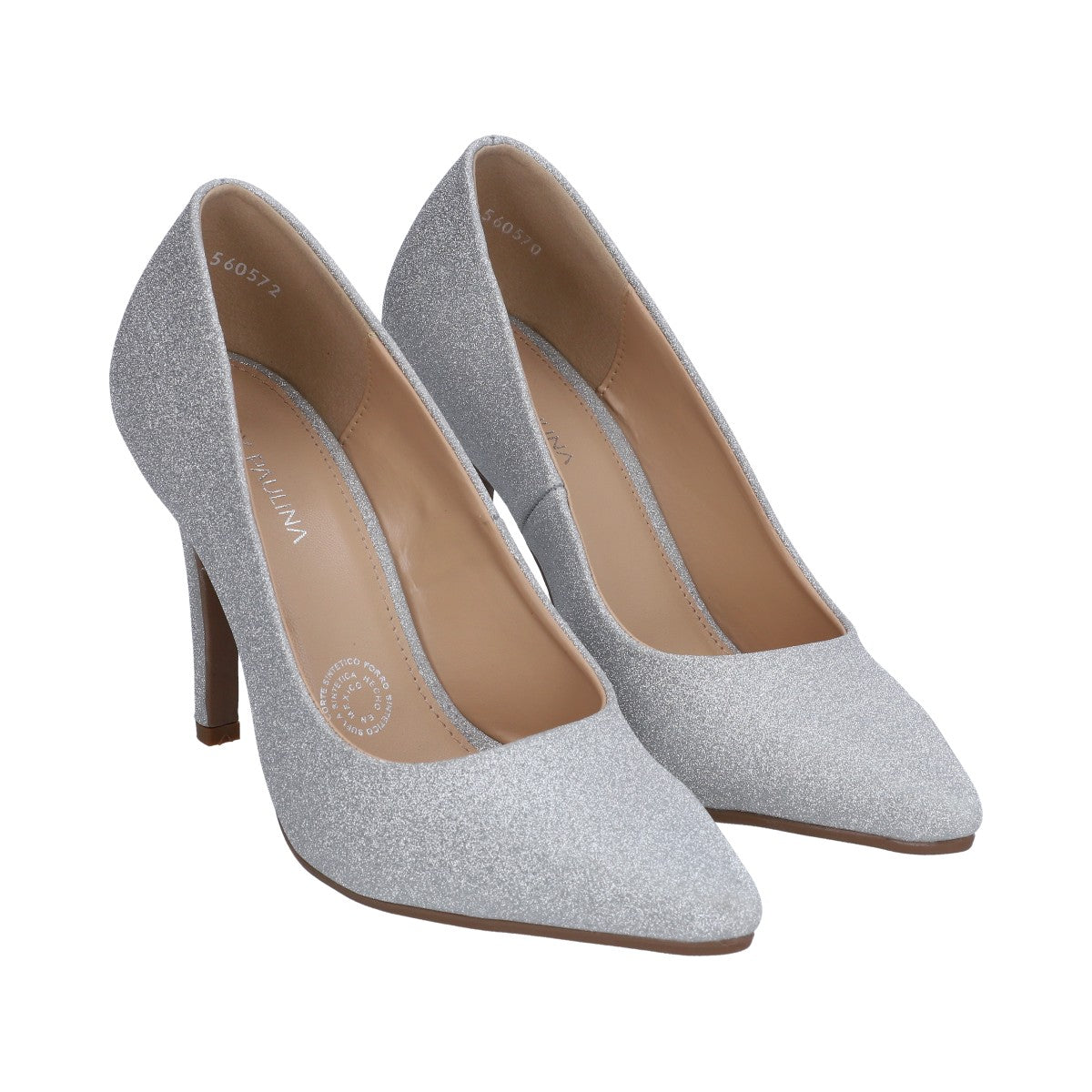 Zapatilla Dama Berlin Plata Tacón Stiletto