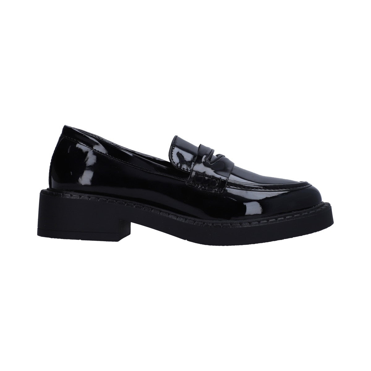 Mocasín Dama Berlin Charol Negro