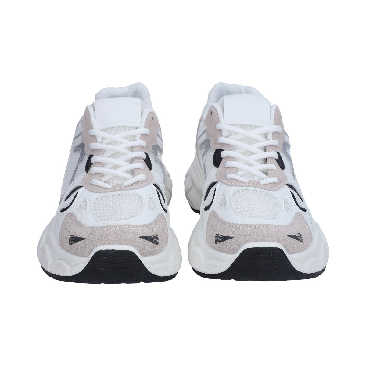 Tenis Casual Dama Blanco Gris