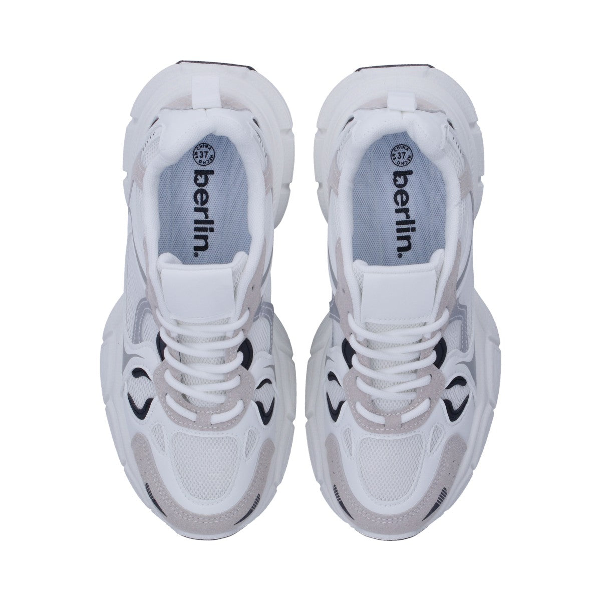 Tenis Casual Dama Blanco Gris