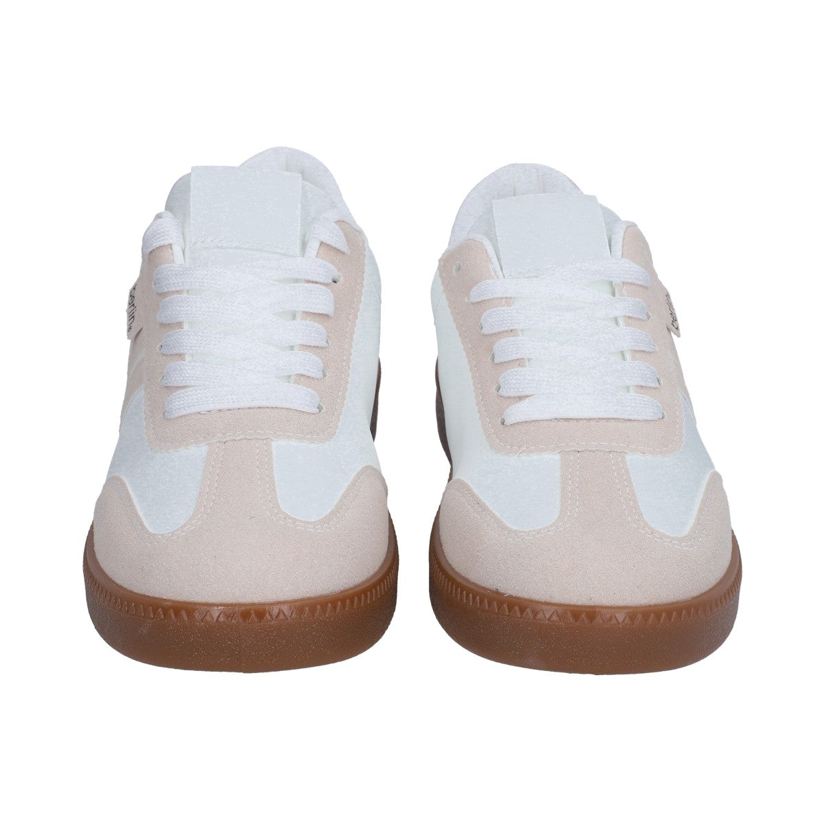 Tenis Dama Berlin Casuales Blancos Y Suela Ambar