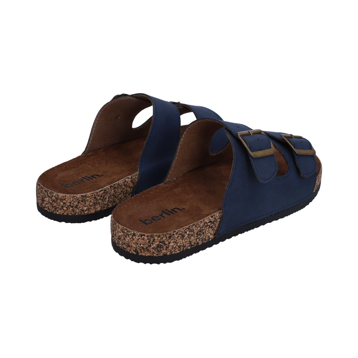 Sandalia Casual Caballero Azul Marino Ajustable