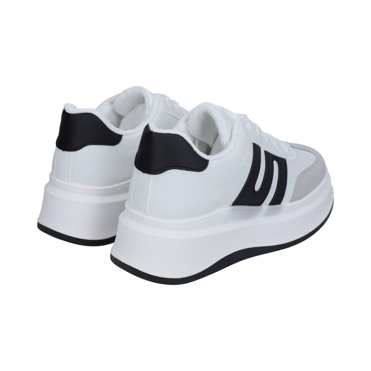 Tenis Dama Casual Berlin Blanco Suela De Caja Y Agujetas
