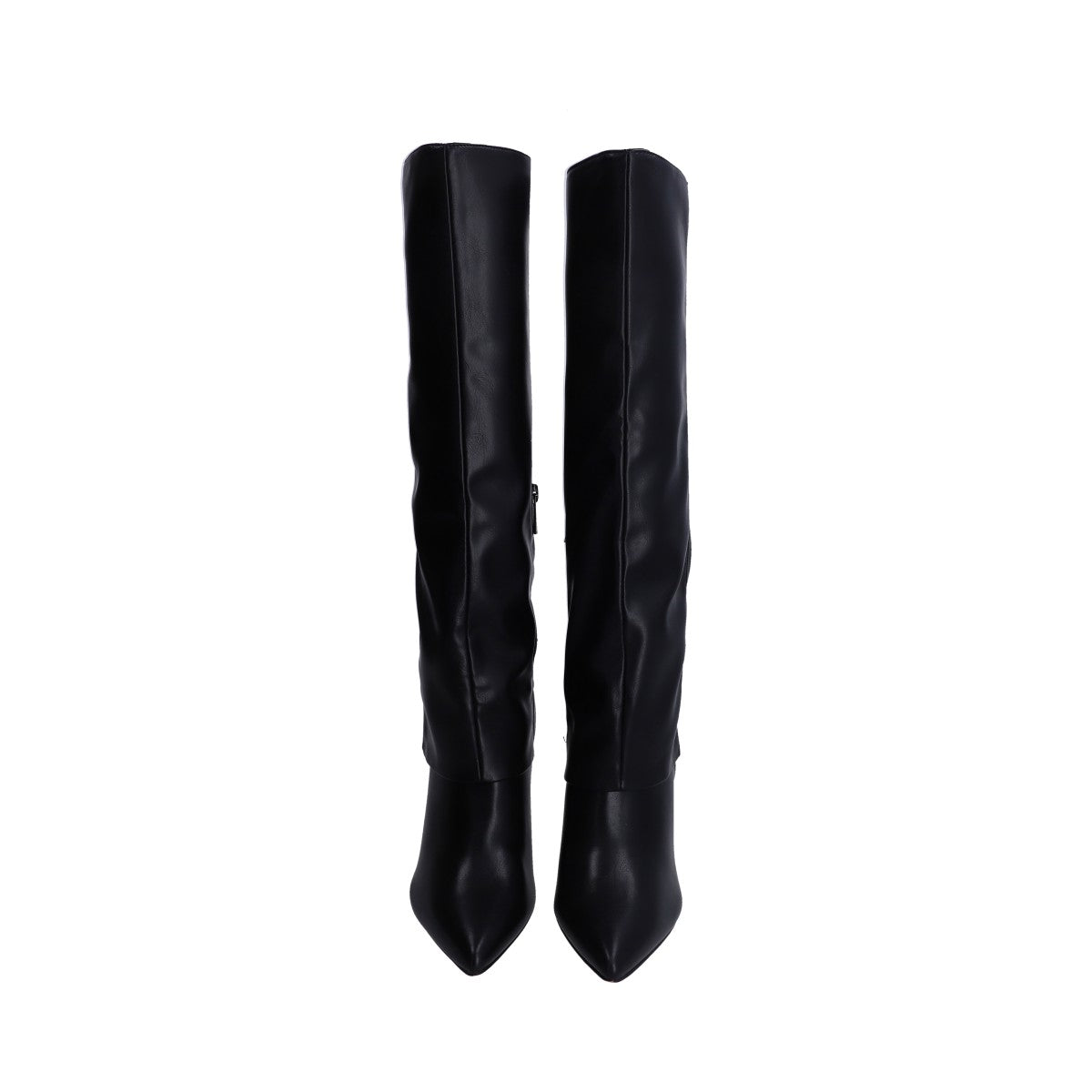 Bota Dama Berlin Negra Con Solapa Y Tacón Stiletto