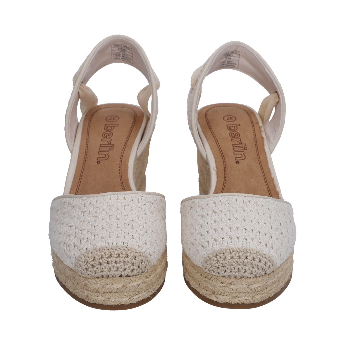 Alpargata Casual Dama Beige Plataforma Liston
