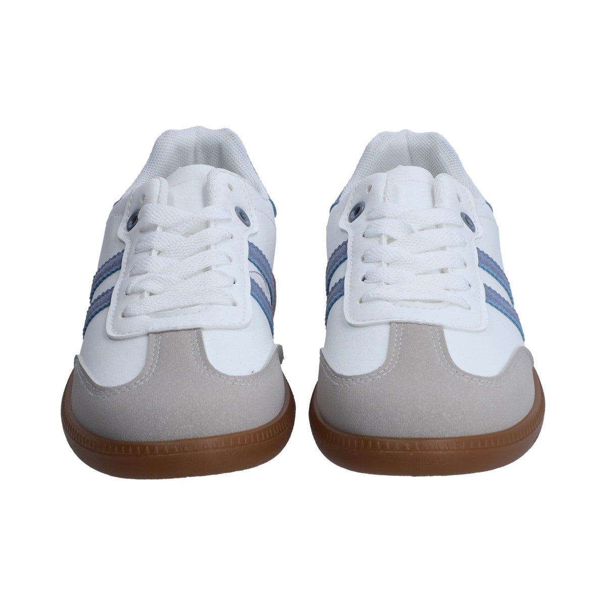 Tenis Dama Casual Berlin Blanco Y Azul