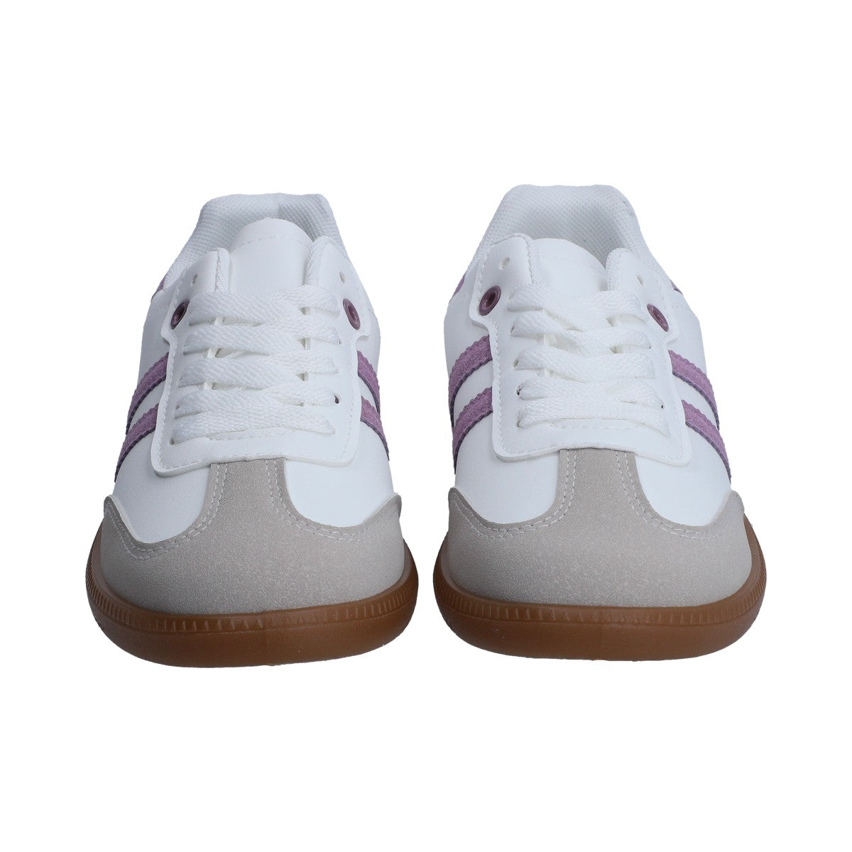 Tenis Dama Casual Berlin Blanco Y Lila