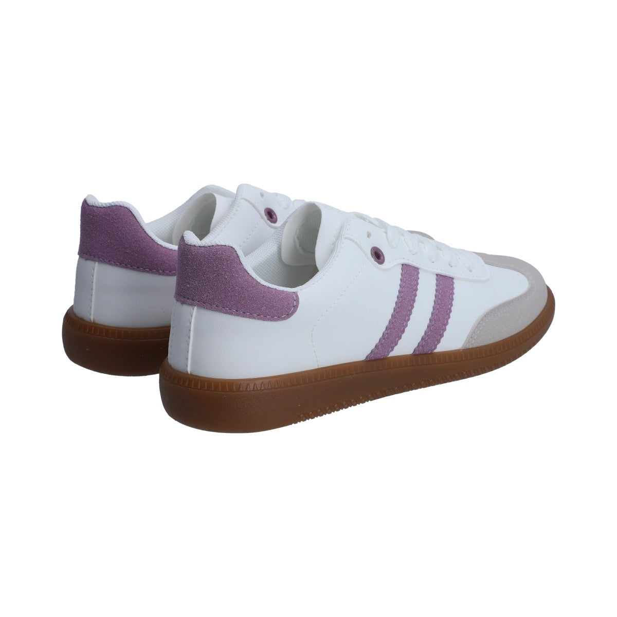 Tenis Dama Casual Berlin Blanco Y Lila