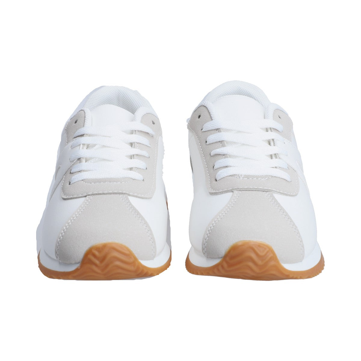 Tenis Dama Casual Berlin Blanco Y Gris
