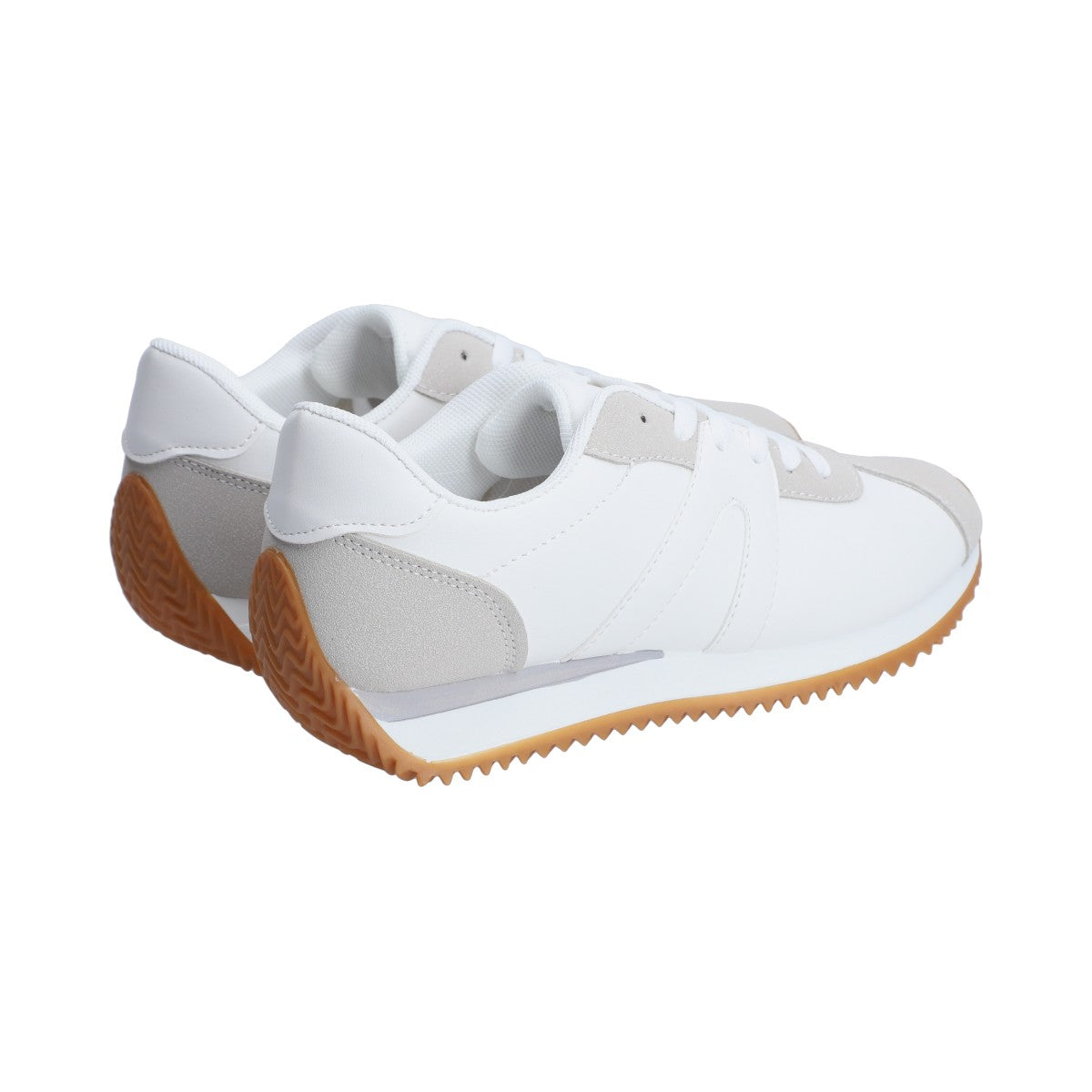 Tenis Dama Casual Berlin Blanco Y Gris