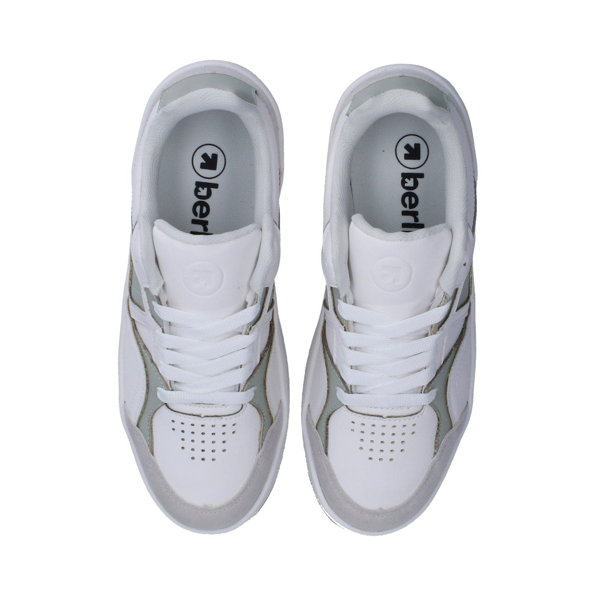 Tenis Dama Casual Berlin Blanco Con Gris
