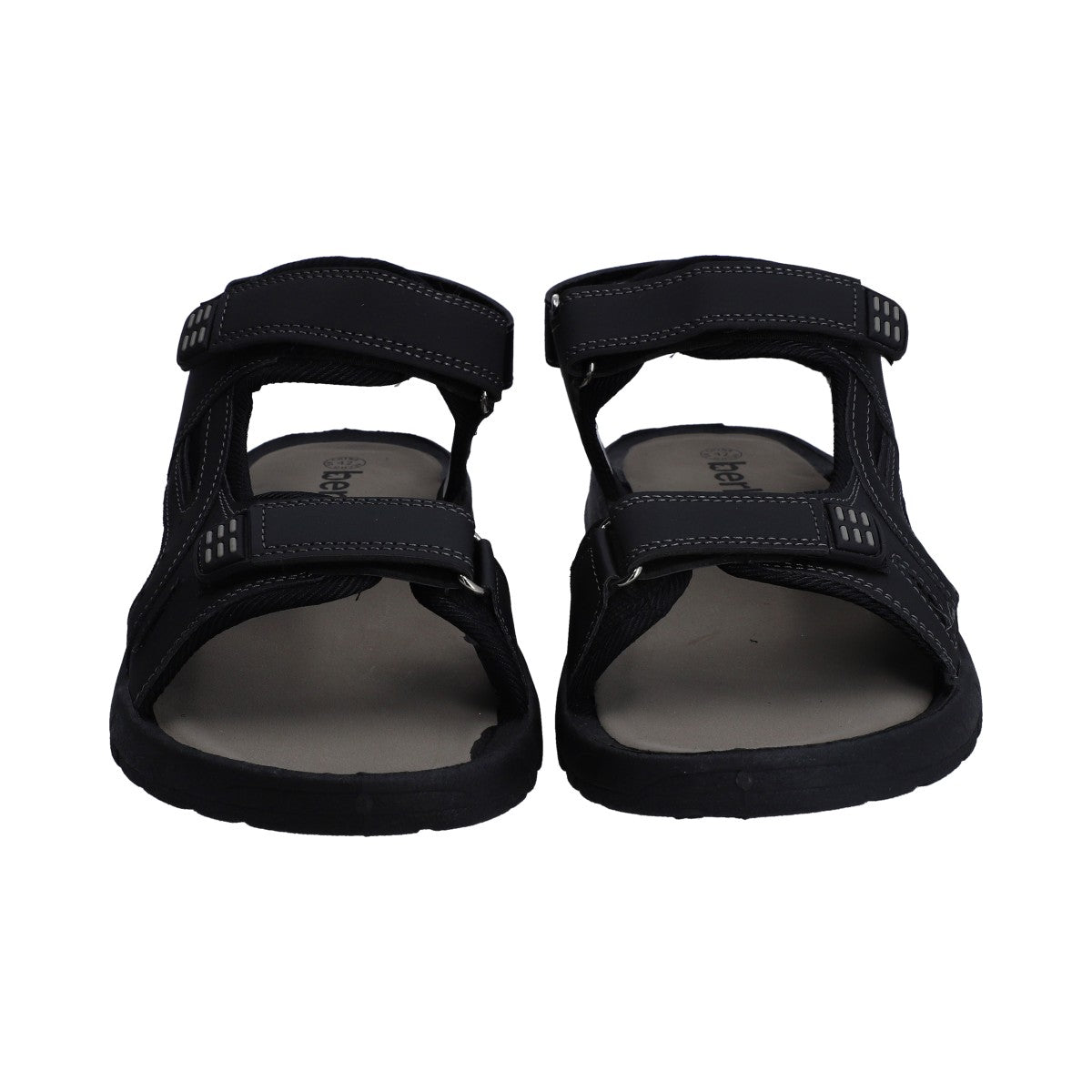 Sandalia Caballero Berlin Negra Ajustable