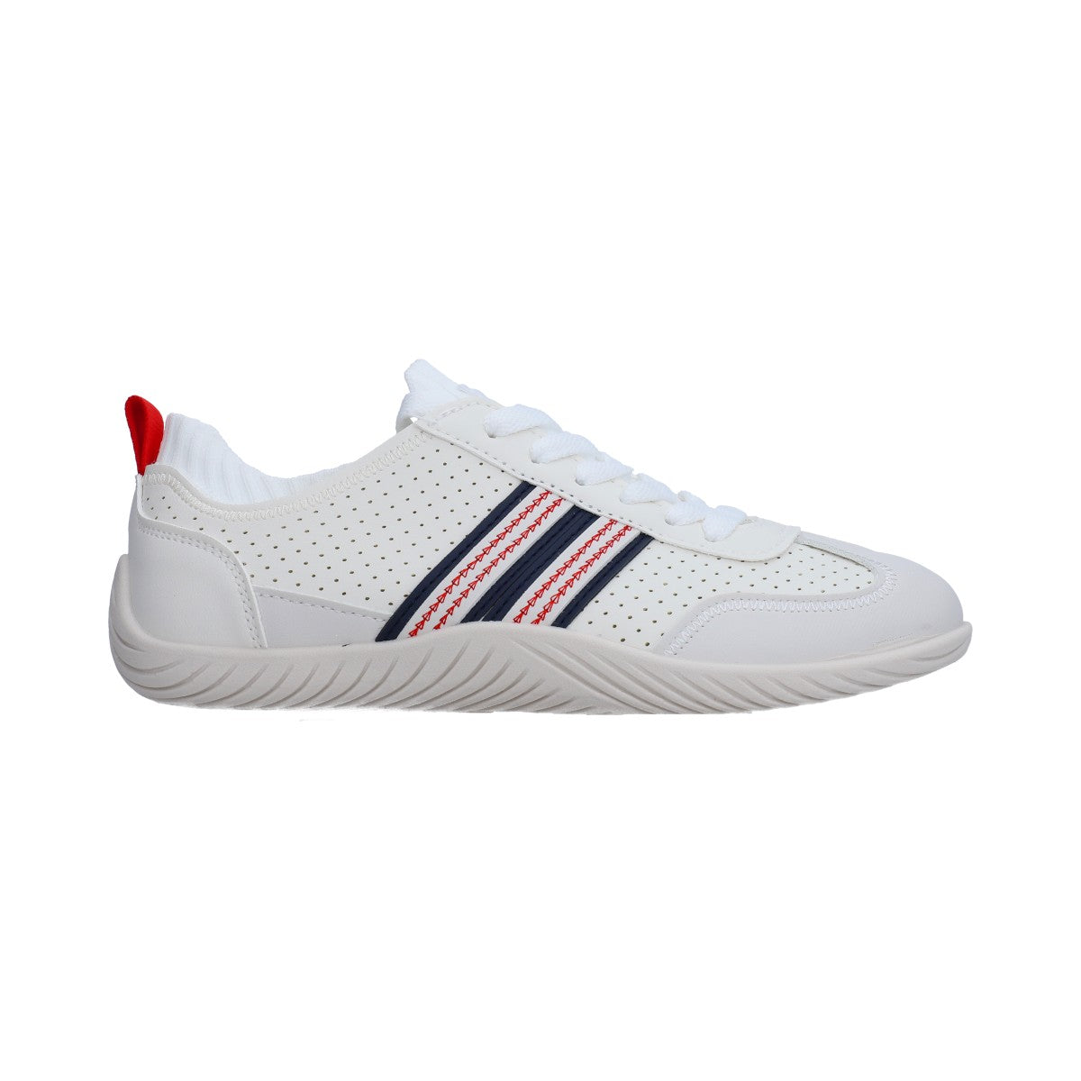 Tenis Casual Dama Berlin Blanco Suela Baja