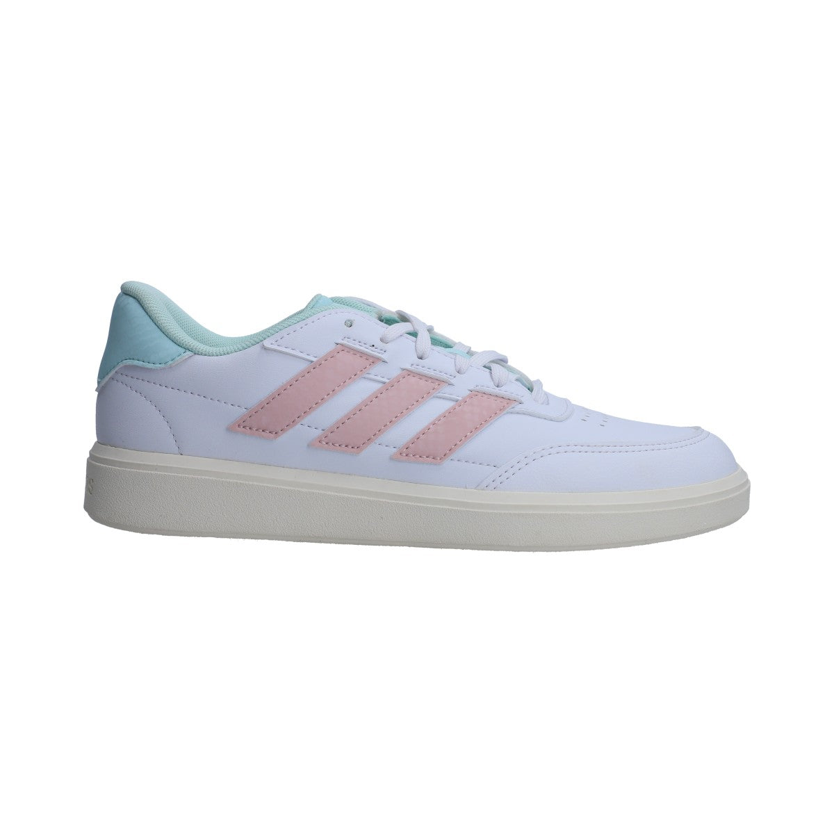 Tenis Dama Adidas Ig6879 CourtBlock Blanco Rosa