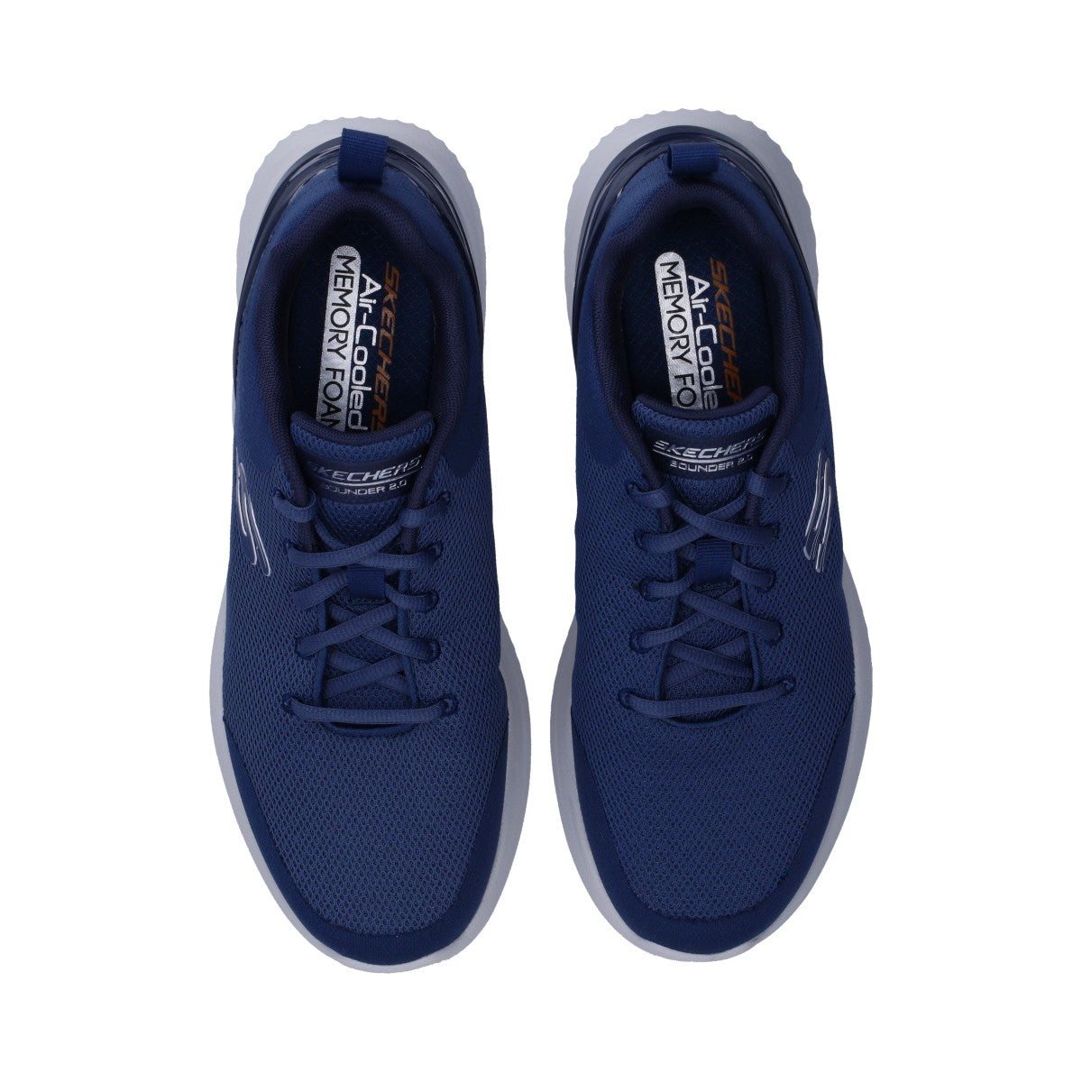 Tenis Skechers Caballero 232670Nvy Textil Azul