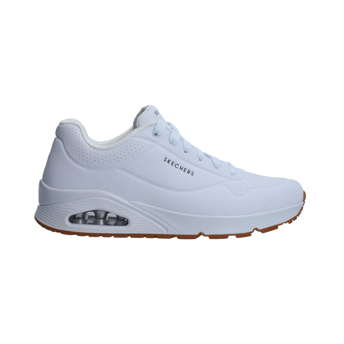 Tenis Skechers Caballero 52458Wht Sint Blanco