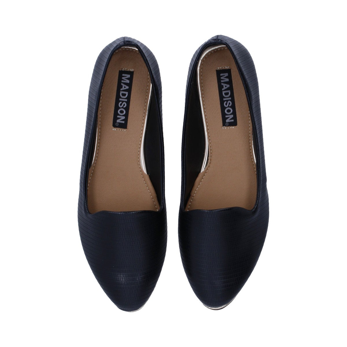 Balerina Dama Negra Slipper Con Grabado