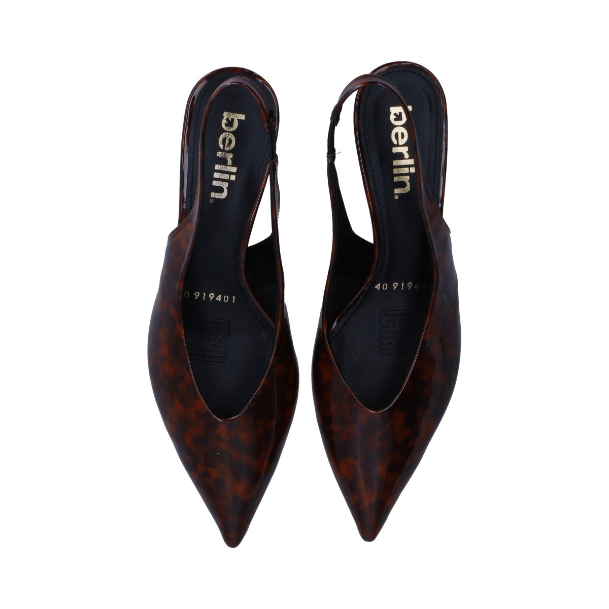 Zapatilla Dama Berlin Multicolor Destalonada Tacón Kitten