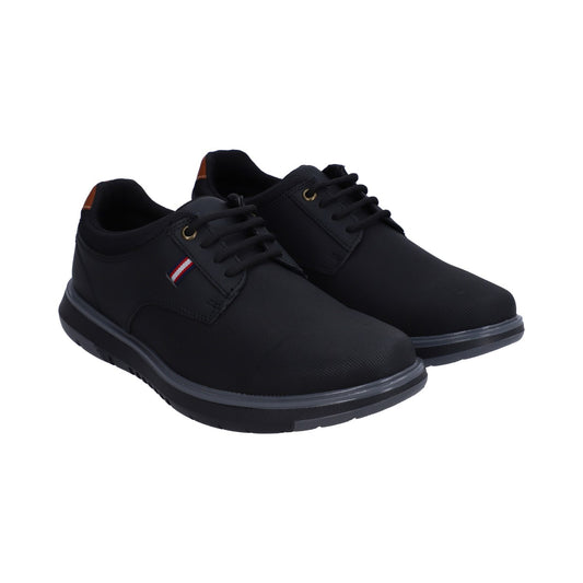 Zapato Casual Caballero Negro Agujetas
