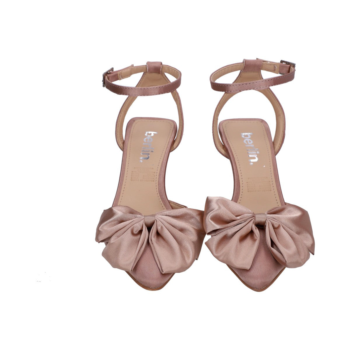 Zapatilla Dama Berlin Rosa con Pulsera y Moño