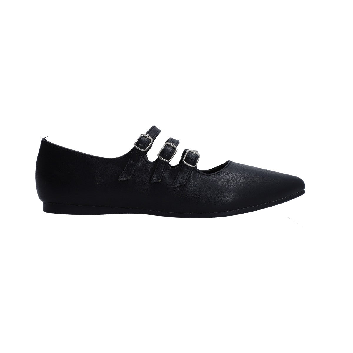 Balerina Dama Berlin Negra Con Latigos Y Hebillas