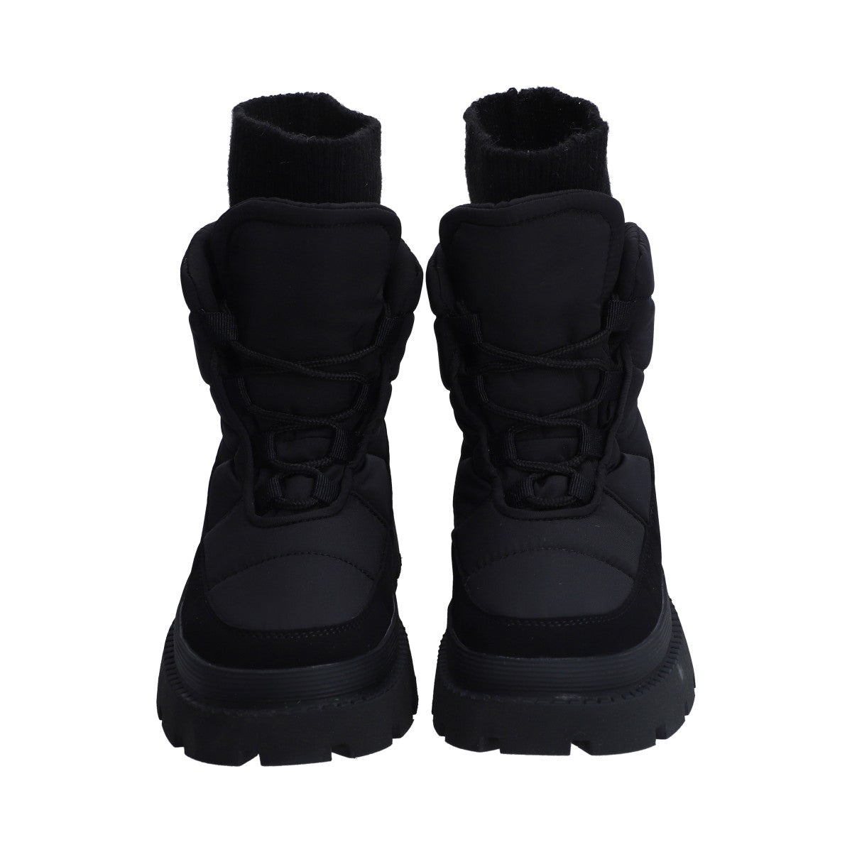 Botín Dama De Nieve Negro (snowboot) De Plataforma