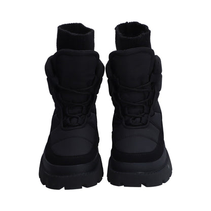 Botín Dama De Nieve Negro (snowboot) De Plataforma