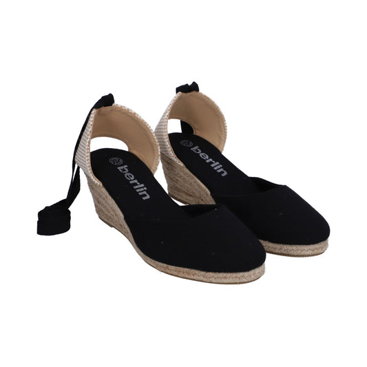 Alpargata Casual Dama Negra Plataforma