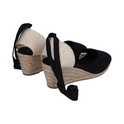 Alpargata Casual Dama Negra Plataforma