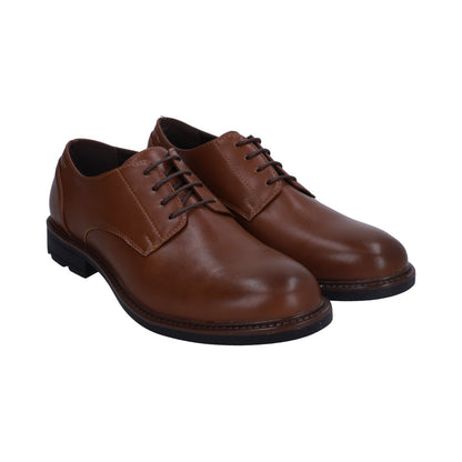 Zapato Berlin Caballero Vestir Café Agujetas Punta Ovalada