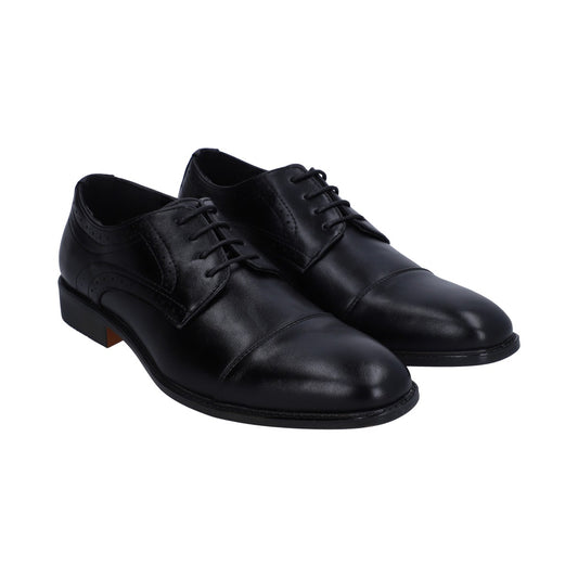 Zapato Berlin Caballero Vestir Negro Agujetas