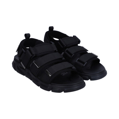 Sandalia Casual Caballero Ajustable Negro