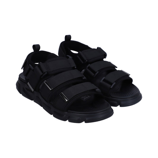 Sandalia Casual Caballero Ajustable Negro
