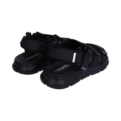 Sandalia Casual Caballero Ajustable Negro