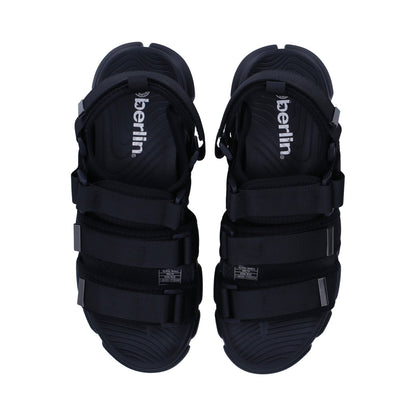 Sandalia Casual Caballero Ajustable Negro