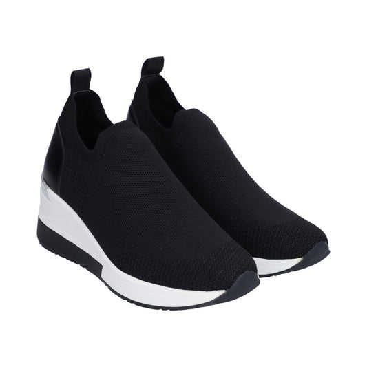 Tenis Casual Dama Berlin Negro Tipo Calcetin