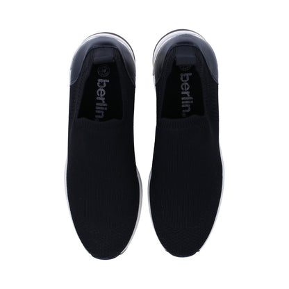 Tenis Casual Dama Berlin Negro Tipo Calcetin