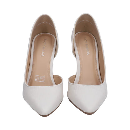 Zapatilla Dama Berlin Blanca Tacón Stiletto
