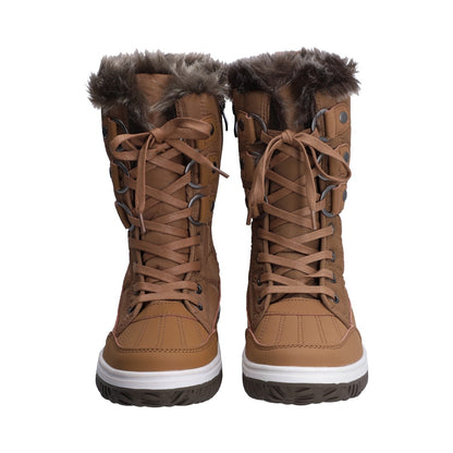 Bota de Nieve (Snowboot) Dama Berlin Camel Con Agujetas
