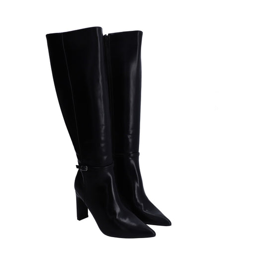 Bota Dama Berlin Negra Vestir Puntal